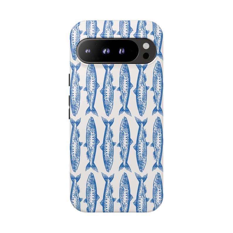 Sardines Pattern Phone Case, Marine Life Cover image 5