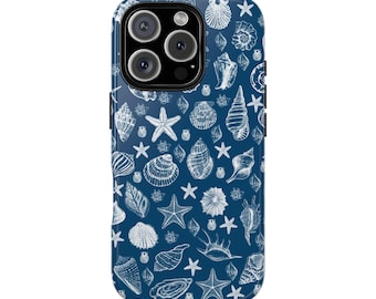 Handyhülle Muscheln: Küsten Marine Sea Life Design
