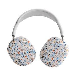 Étui floral pour AirPods Max, jolie coque pour AirPod Max pour filles, lune et étoiles, étui pour casque, papillon, coque céleste, étui bohème, cadeau pour les mélomanes