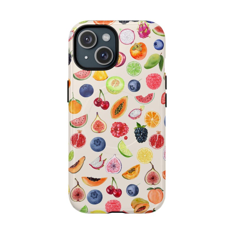 Fruit Pattern MagSafe Compatible Phone Case image 5