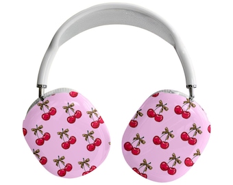 Cherry AirPods Max Case: Preppy Fruit Pattern Headphone Cover