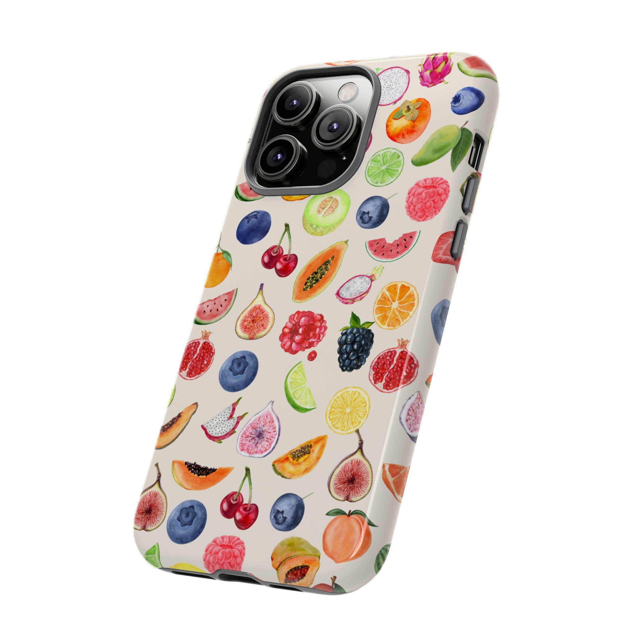 Fruit Phone Case Girly Fruit Collage Phone Cover Gift Cute Summer Phone