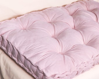 Custom Tufted Cushion French Style Cushion Custom Size Window Seat Cushion Indoor Tufted Bench Cushion Sofa Cushion Floor Cushion for Couch