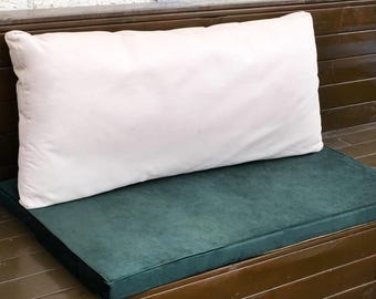 Indoor Bench Cushions Custom Size Cushion Window Seat Cushion with Zippered Washable Cover for Indoor Furniture Mudroom Cushions 4‘’ Thick