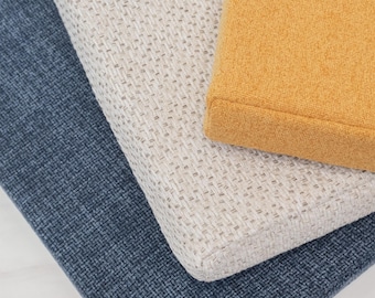 Custom Size Cushion Bench Cushion for Indoor Window Seat Cushion with Zipper Bench Cushion Chair Cushion with Replacement Cover 2'' Thick