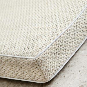 Custom Size Bench Cushion Indoor Bench Seat Cushion Window Seat Cushion for Indoor Washable Nook Cushions with Zippered Cushions 2’‘ Thick