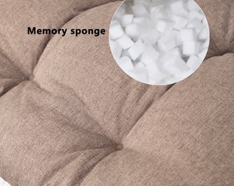 Tufted Bench Cushion Cozy Floor Cushion French Cushion Window Seat Cushion Reading Nook Cushion Swing Cushion Piano Cushion Floor Pillow