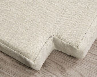 2‘’ Thick Custom Shape Cushions Trapezoid Window Seat Cushion Indoor Bench Cushion Chair Nook Pad with Zipper Durable Cushion for Home Decor