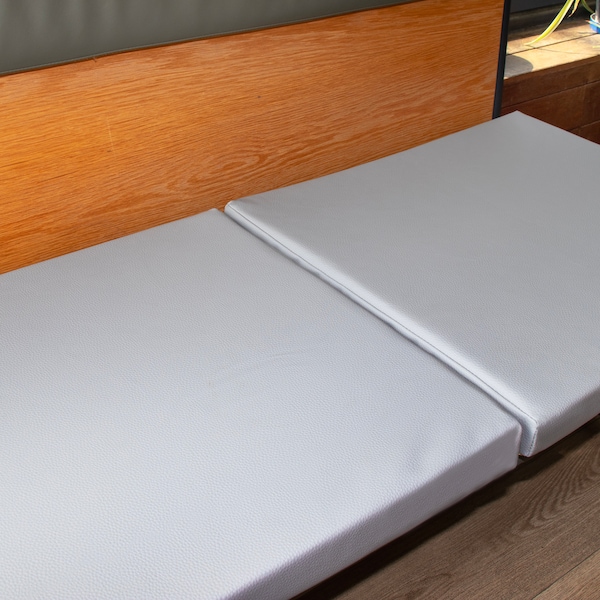 Custom Faux Leather Bench Cushion Covers Etsy