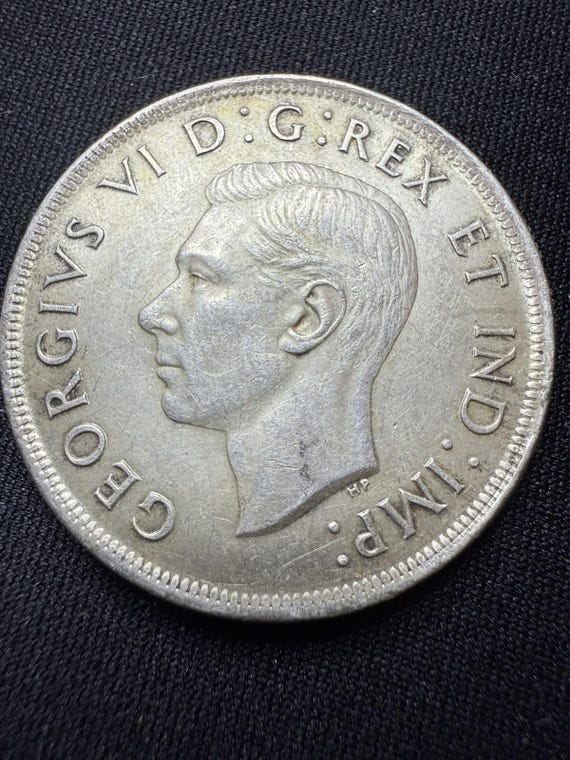 Authentic 1939 Canadian Silver Dollar Coin 80% 1 - Toned - Etsy