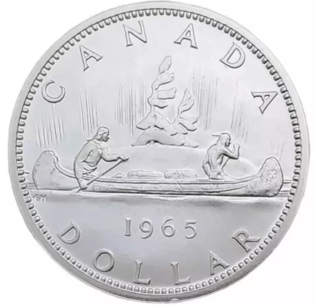 本物の1965年カナダ銀貨（購入につき1年間有効） - Etsy 日本