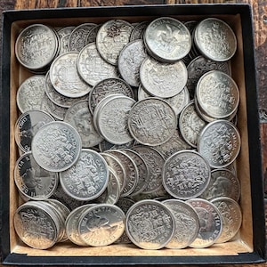 1963年カナダ銀貨50セントハーフドル .800 PL - Etsy 日本