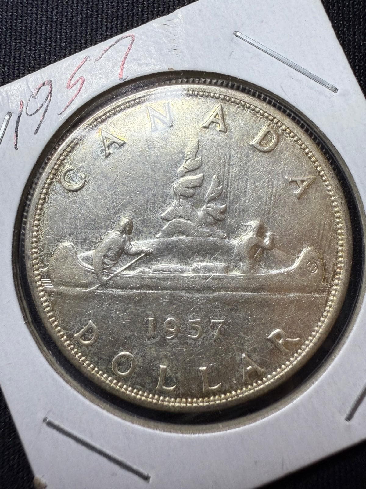 1957年カナダ銀貨 - Etsy 日本