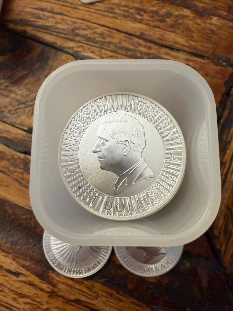 2026 Australia Kangaroo Perth Mint 1oz .9999 Silver Bullion Coin image 2