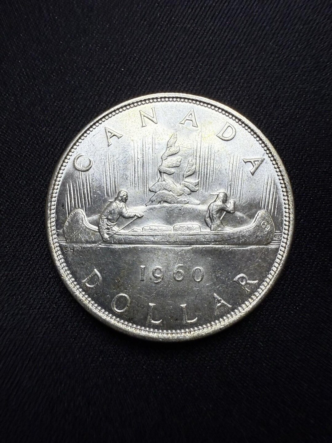 本物の1960年カナダ銀貨 80% 1枚 - Etsy 日本