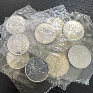 1965 Canada 25 Cents Coin Silver Sealed Uncirculated (1 Coin Per Purchase)
