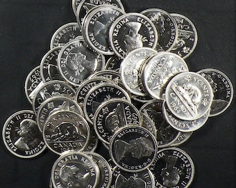 カナダ硬貨 カナダ 5セント | エリザベス2世 | ビーバー | 1963 - 1964