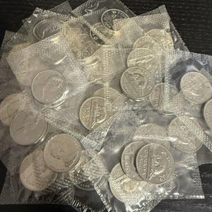 25x 1966 Kanada 5 Cent Münzen Proof-like PL Stempelglanz