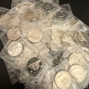 25x 1963 Canada 5 Cent Coins Proof-like PL Uncirculated