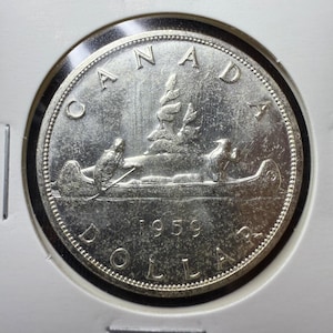 カナダ　1ドル　　硬貨　新　まとめ売り 1949年カナダ1ドル銀貨 【1-72】カナダ ジョージ6世 1949年 1ドル
