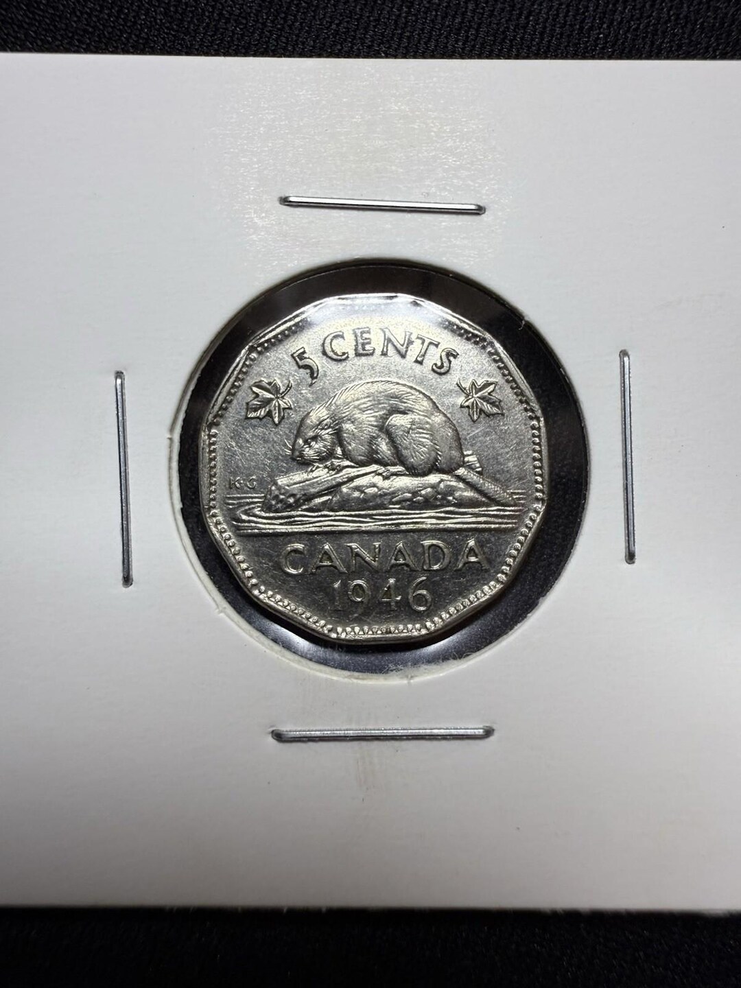 1946年カナダ5セント硬貨 - Etsy 日本