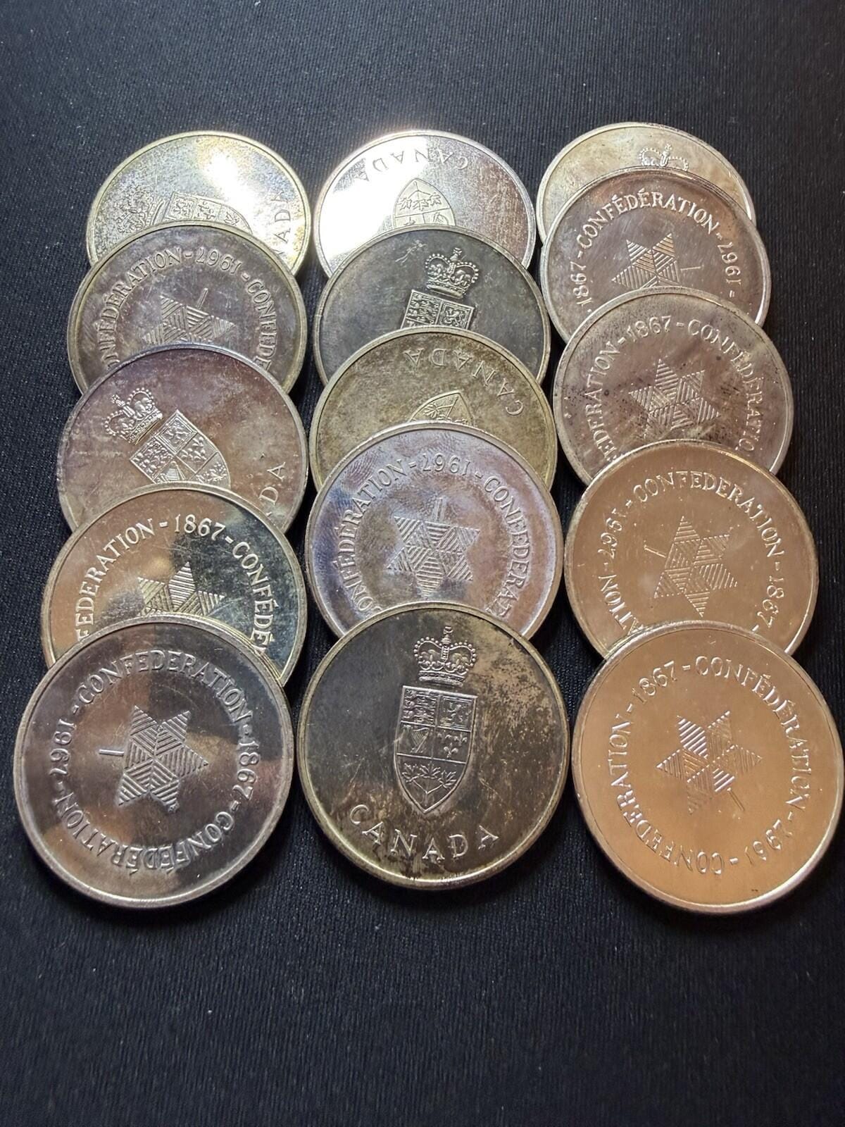 1867 1967 Canadian Coins - Etsy
