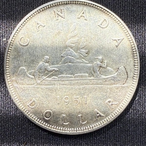 1945年カナダ50セント銀貨 - Etsy 日本