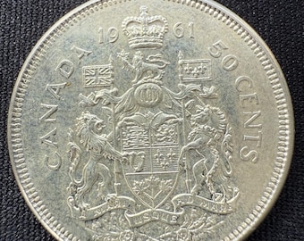 カナダ ハーフ ドル 50 セント 80% 銀貨 1942 年 - Etsy 日本