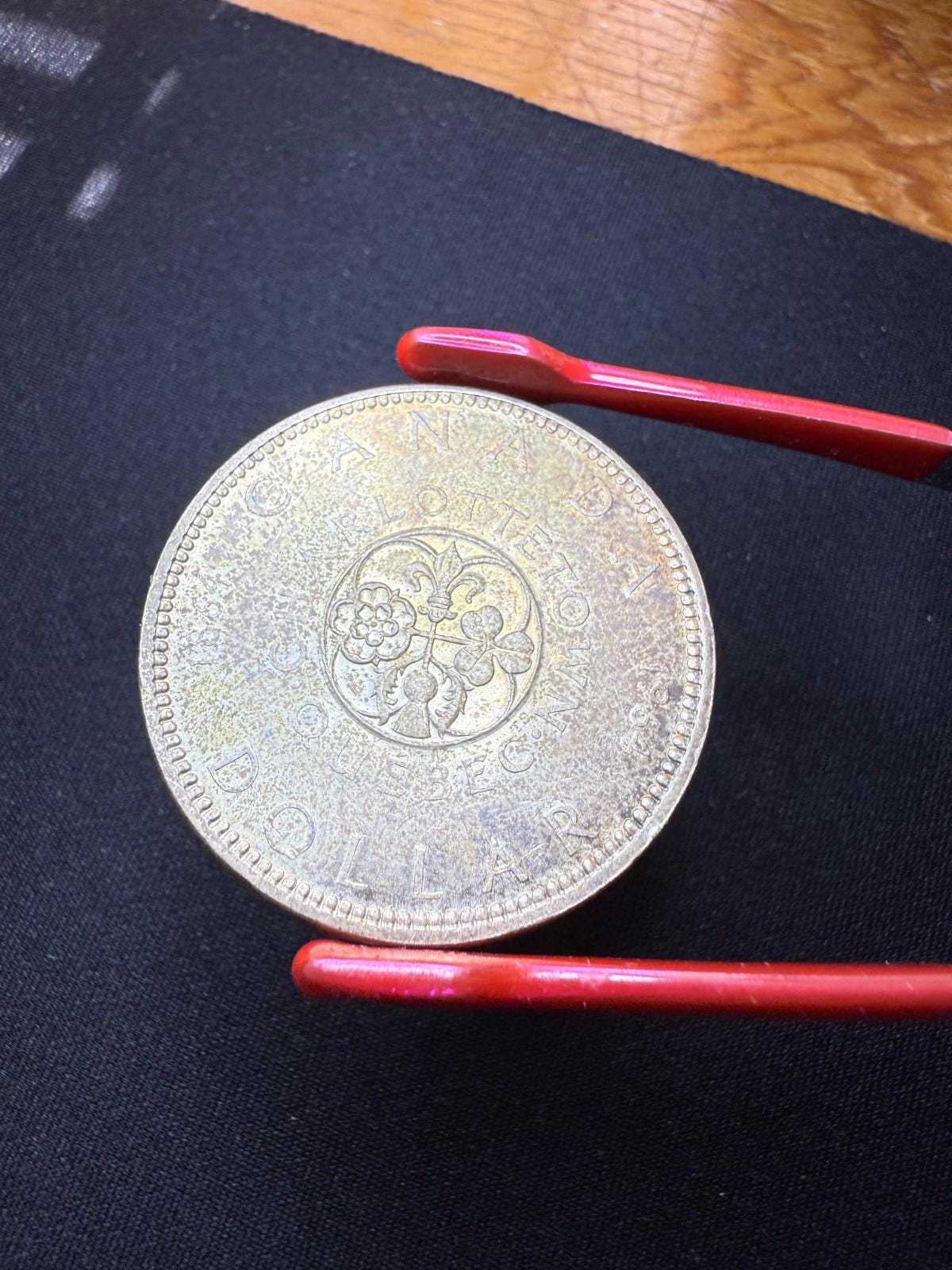 1964年カナダ銀貨、80%の変色あり、本物のコレクターズアイテム - Etsy