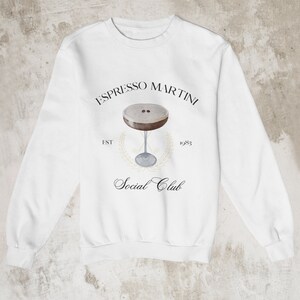 Espresso Martini, Espresso Martini Lover, Funny Sweatshirt, Vintage Sweatshirt, Tini Time