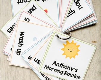 Morning Routine Ring Cards