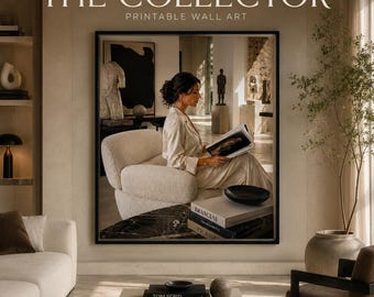 The Collector Printable Wall Art, Quiet Luxury Decor, Modern Gallery Wall Art, Minimalist Luxury Home Decor, Elegant Neutral Printable Art