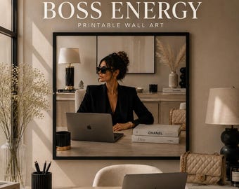 Feminine Boss Energy Wall Art, Old Money Poster (Digital Download)