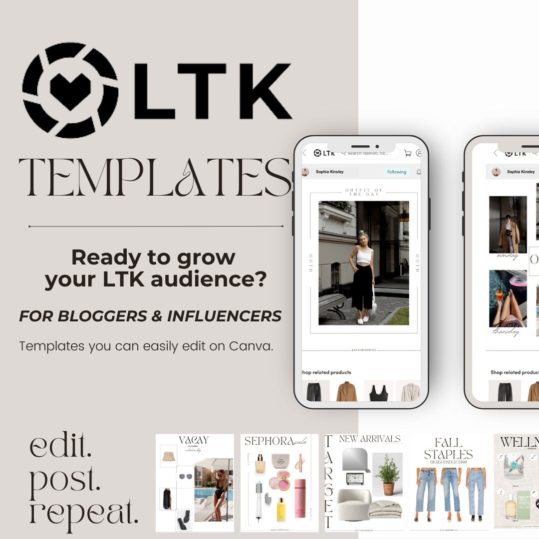 LTK Template 30 Editable LTK Canva Template LTK Top Seller Canva ...