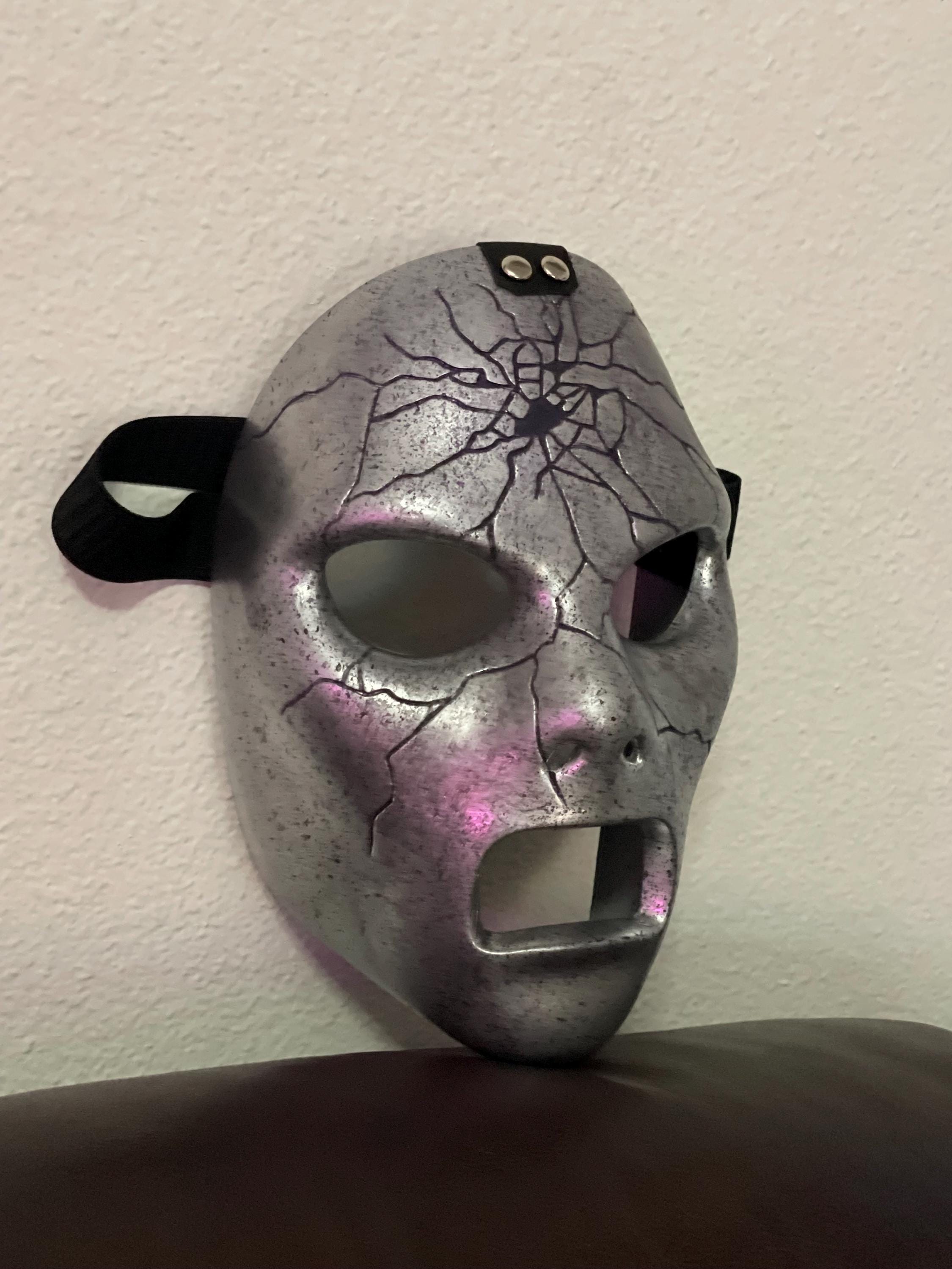 ひ*様 2000 Slipknot Mask & Maggots Blue Gr SLIPKNOT 2000 MASK & MAGGOTS BLUE GRAPE LS FITS