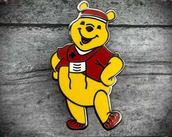 Bear Nurse Enamel Pin, Graduation Gift