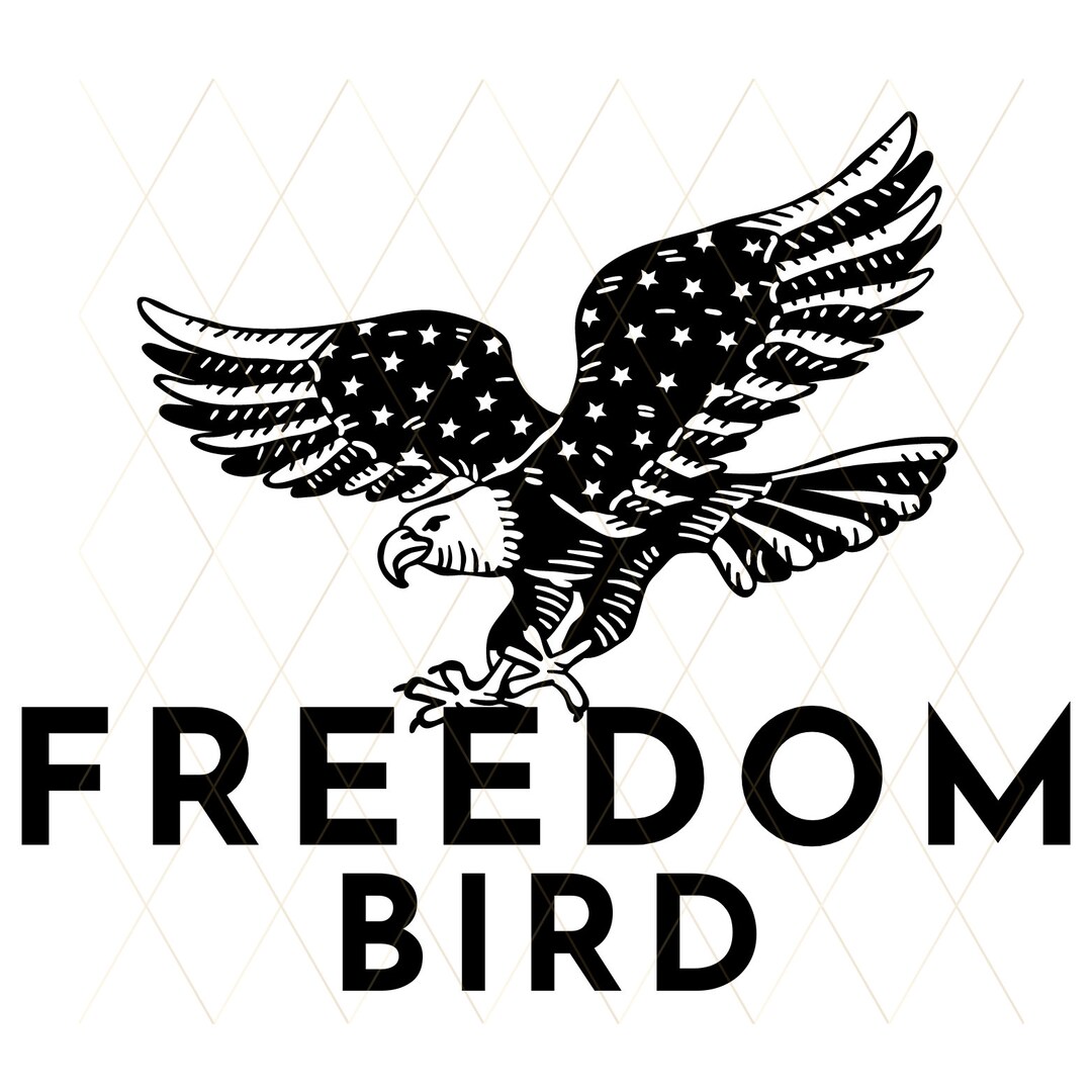 Freedom Eagle SVG: Patriotic American Flag Design (digital Download) - Etsy