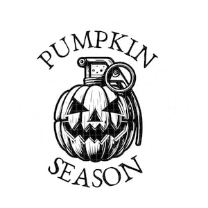 Pumpkin Season Grenade Png, Sublimation Design, Coquette Pumpkin Png ...