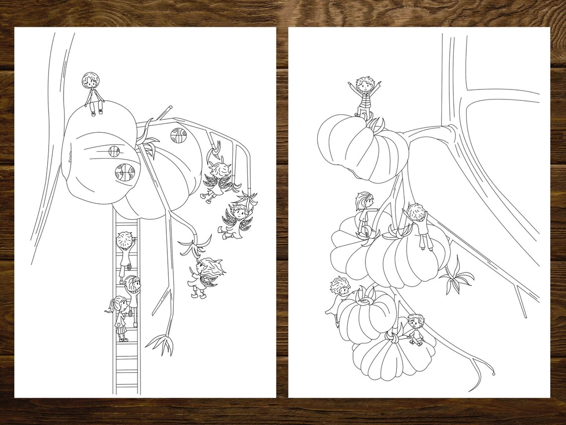 10 Printable PDF Digital Download Tomato Craziness Colouring Pages ...