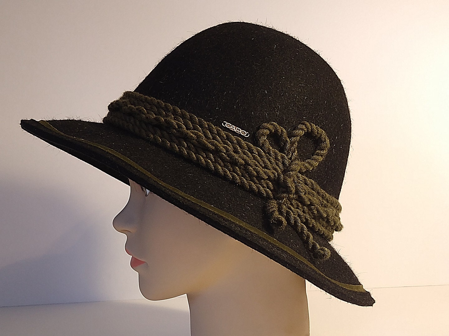 Vintage Geiger Hute Salzburg Brown Felt Wool Hat | eBay