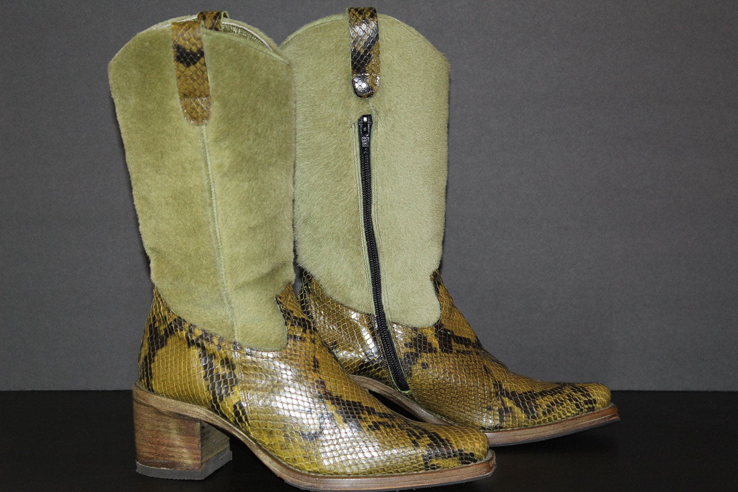 Vintage Python Boots - Etsy UK