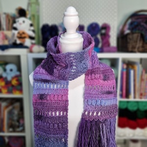Kindred Spirits Scarf - digital crochet pattern only