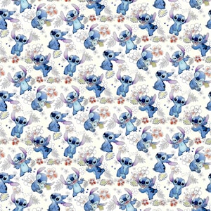 Tessuti con personaggi ispirati agli anime in cotone, jersey, poliestere o french terry 3 al metro Oeko-Tex