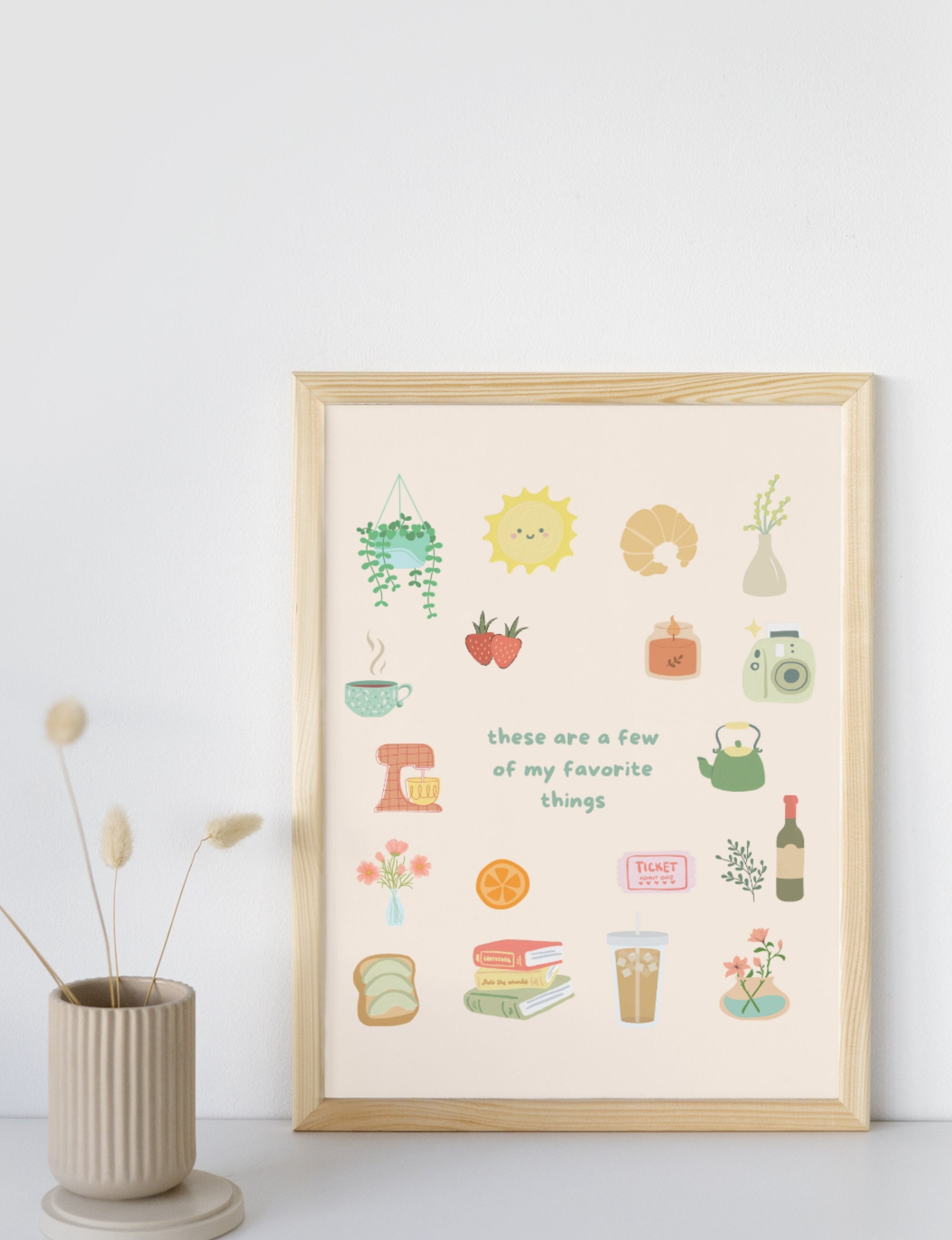 These Are a Few of My Favorite Things Print - Digital Download - Etsy