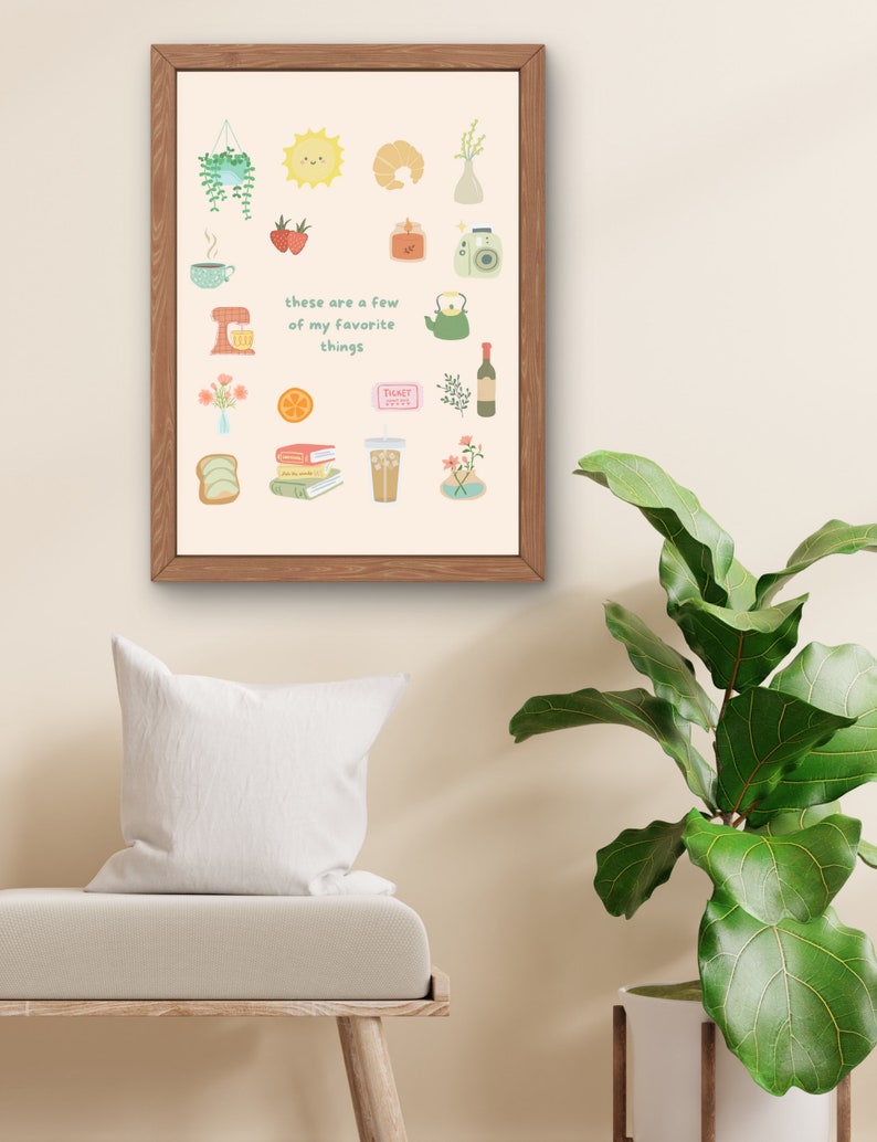 These Are a Few of My Favorite Things Print - Digital Download - Etsy