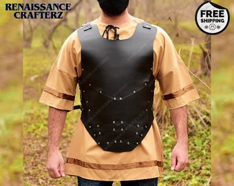 Middeleeuwse cosplay Viking pantser, Renaissance Fair Chest Armor voor Samurai, Fantasy Knight middeleeuws pantser voor Ren Faire, Viking Larp Armor.