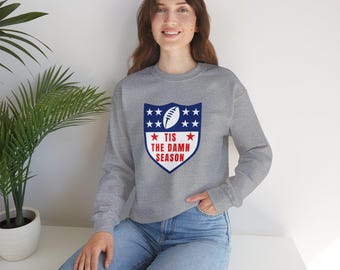 Tis The Damn Season Football Sweatshirt - Game Days Rundhalsausschnitt, Tayvis Rundhalsausschnitt