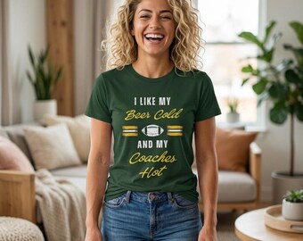 Green Bay Football Shirt - Matt Lafleur Tshirt - Our Coach is Hotter Than Your Coach Shirt