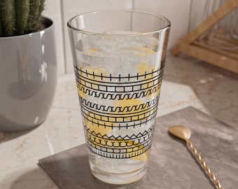 Scheiß auf die Scheiße, Pint Glas, 4 Unzen - Lustiges Spitzglas für Cocktails, Fluchen, sarkastischer Humor - Bar Zubehör, Küche Dekor, Geschenk Idee,