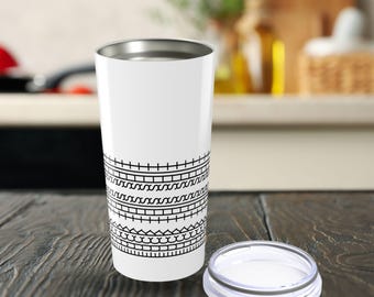 Ficken Sie diese Scheiße versteckte Nachrichtenbecher, bestehen Sie den Wodka versteckten Nachrichtenbecher, Reifenspur-Design-Tasse